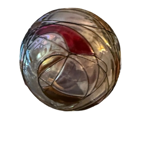 PartyLite Mosaic Glass Globe Ornament P7039 – Hand Blown Romania - Picture 9 of 9